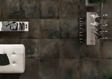 Carrelage imitation cuivre