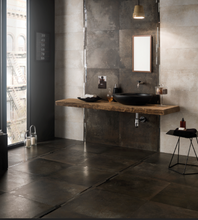 Carrelage imitation cuivre