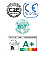 Colle double encollage et sols chauffants